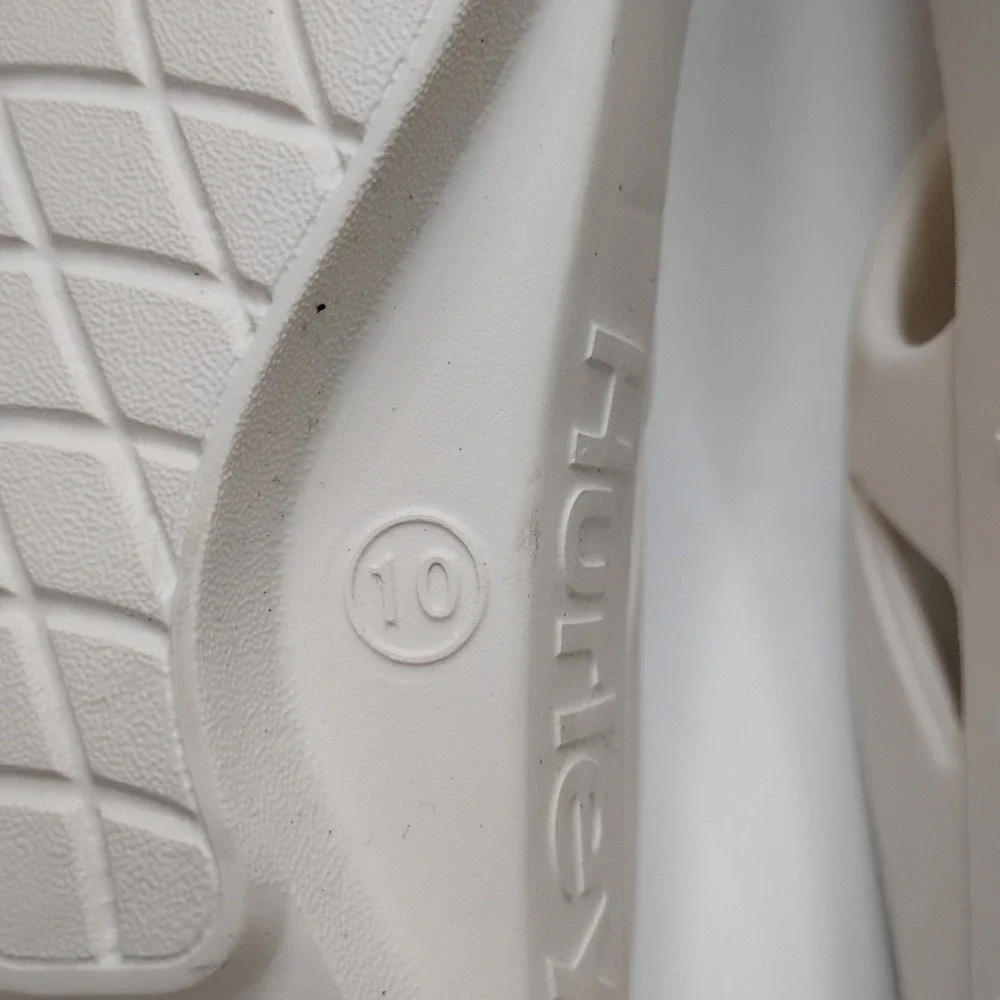 Hurley Injection Flip Flops Men's 10 White Comfort Sandals